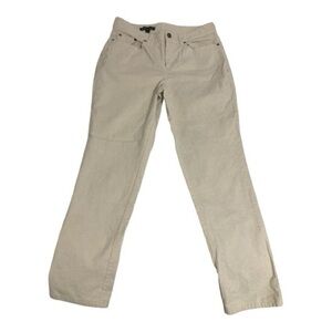 Brooks Brothers Corduroy Pants- size 8-Off-White/ Cream Color- Great Condition!